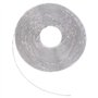 12 Mètres Chaîne Collier en Acier Inoxydable Chaîne de Câbles pour Bijoux Accessoires Bricolage, Couleur Argent