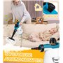 KingSom Nettoyeur Vapeur Portable, Nettoyeur Vapeur à Main Multifonction avec 9 Accessoires pour la Maison, Salle de Bain, Netto