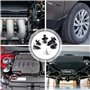 Rivet Clips Plastique, Preciva 140pcs 6 Tailles Rivets Fixation de Protection, Clip Universel pour Auto Voitures Panneaux de Por