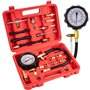 Testeur de pression d'injecteur de carburant avec adaptateur et manomètre 0-140PSI Testeur de pression de pompe à carburant