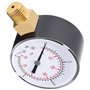 Manomètre, manomètre 1pcs pour mazout, air ou eau 0-4 bar / 0-60psi NPTmanometre pression eau manometre pression eau manomètre p