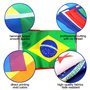 Anley Amérique Latine 20 Pays Drapeaux de chaîne - Assortiment de bannières de Drapeau Latino pour Les événements internationaux