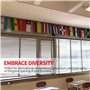 Anley Amérique Latine 20 Pays Drapeaux de chaîne - Assortiment de bannières de Drapeau Latino pour Les événements internationaux