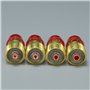 RIVERWELD Corps de Collet Diffuseur de Gaz 17GL040 10N22S, 17GL116 10N23S, 17GL332 10N24S, 17GL18 10N25S Buses en Céramique D'al