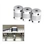 QitinDasen 5 Pièces 3D Imprimante Alliage Aluminium Flexible Arbre Accouplement 5 mm à 8 mm, Moteur Pas à Pas Flexible Arbre Cou