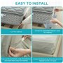 Tendeur Drap Housse,4 Pièces Attache Drap Housse,Adapté à 99% des Lits,Attache Drap pour Les Coins de Lit,Pince Drap Housse,Invi