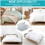 Tendeur Drap Housse,4 Pièces Attache Drap Housse,Adapté à 99% des Lits,Attache Drap pour Les Coins de Lit,Pince Drap Housse,Invi