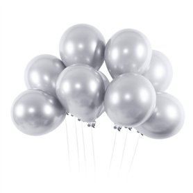 50 Pièces Ballon Argenté