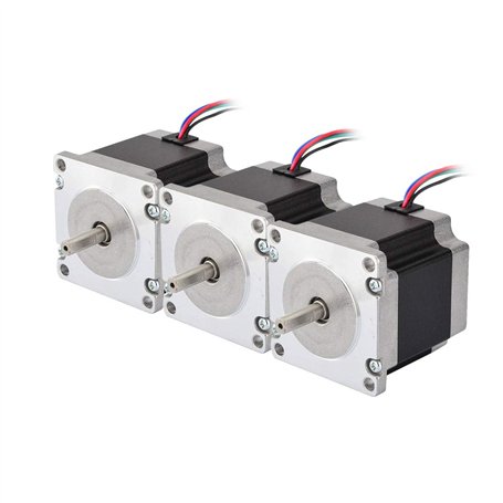 STEPPERONLINE Nema 23 Lot de 3 moteurs pas à pas bipolaires 1