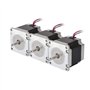 STEPPERONLINE Nema 23 Lot de 3 moteurs pas à pas bipolaires 1