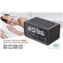 Inscabin W20A DAB/DAB + FM Radio-réveil numérique avec chargement sans fil/grand écran, haut-parleur sans fil portable avec Blue