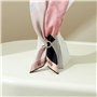 Lot de 4 pinces à écharpe en soie, pinces à cravate pour vêtements formels, pinces à cravate pour vêtements formels pour chemise