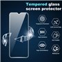 Heioloo [4 Pièces Verre Trempé pour Honor X6B, [2+2] Pièces Protection Écran et Caméra Arrière Protecteur, Dureté 9H, Sans Bulle