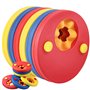 HOTENEAIRE Lot de 6 disques flottants en mousse EVA pour bras de natation pour enfants et bébés