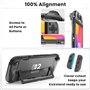Étui de Protection Transparent pour Switch 2 (2025), Coque Dockable pour Console Nintendo Switch 2, Housse PC Rigide + Grip Soup
