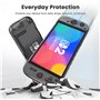 Étui de Protection Transparent pour Switch 2 (2025), Coque Dockable pour Console Nintendo Switch 2, Housse PC Rigide + Grip Soup