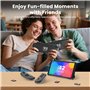 Étui de Protection Transparent pour Switch 2 (2025), Coque Dockable pour Console Nintendo Switch 2, Housse PC Rigide + Grip Soup