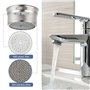 10 Pièces Mousseur Robinet M24 - Aérateur Robinet Acier Inoxydable - Filtres pour Robinets - Robinet Universel pour Mitigeur d'E
