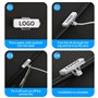 50 organiseurs etiquette cable de câbles en nylon étanches avec étiquettes transparentes et serre câbles en nylon adaptés pour l
