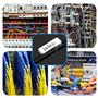 50 organiseurs etiquette cable de câbles en nylon étanches avec étiquettes transparentes et serre câbles en nylon adaptés pour l