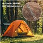 Lot de 4 fixations pour voile d'ombrage, ressorts de traction avec crochets, ressort de traction, ressorts de traction en acier 