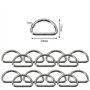 Pamtns Mousqueton Sac à Main 40 Pièces - Fermoir Pivotant Porte-Clés Clip D - Anneaux D Pour Couture et Accessoires
