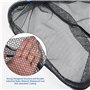 Epuisette Peche, Telescopique Pliante avec Manche Extensible en Aluminium pour Truite Carpe Poisson Chat Pratique pour Kayak Bat