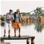 Epuisette Peche, Telescopique Pliante avec Manche Extensible en Aluminium pour Truite Carpe Poisson Chat Pratique pour Kayak Bat