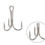 ANCLLO Lot de 50 hameçons triples en acier à haute teneur en carbone solides et pointus pour appâts durs en eau salée et eau dou