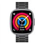 Knauermann NEO 2 (2025) - Noir rectangulaire - Montre saine Smartwatch - ECG - Fonction HRV - BT Bluetooth - Apnée du sommeil - 