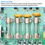 24 Valeurs 240 pcs Kit d'assortiment de Fusibles à action lente 5x20mm 250V 0.1/0.2/0.25/0.3/0.5/0.75/1/1.5/2/2.5/3/3.15/4/5/6/6