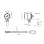 NouveLife Lot de 5 Antivol Ordinateur Portable Câble Antivol PC Câble de Sécurité Autocollant 3M Résistant Longueur de Câble de 