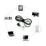 NouveLife Lot de 5 Antivol Ordinateur Portable Câble Antivol PC Câble de Sécurité Autocollant 3M Résistant Longueur de Câble de 