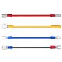 Cosse Electrique, ULIFEME 1400 Pièces Électrique Assortiment Connecteurs Isolées Sertissage, Ronde, Plate et Fourche Cosses Elec