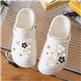 Neikafan Pins Crogs Femme Fleurs 38 Pièces Charm Fleur Croc Femme Bijoux avec Boutons pour Chaussures, Fleurs Décoration de Chau