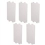5PCS Plaque à Micro-Ondes Remplacement De Feuille De Plaque De Mica De Four à Micro-Ondes Mica Feuille Couvercle De Guide D'onde