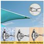 HOOPOE Kit Fixation Voile D'ombrage,40 Pièces M6 Acier Inoxydable Kit de Fixation pour Auvent avec Crochets Tendeur Voile Ombrag