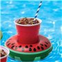 10 Pcs Gonflables Porte-Boissons，Porte Gobelet Gonflable Piscine，Porte Gobelet Flottant, pour Bar Plage Kit Porte-Verre Gonflabl