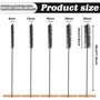 Lot de 5 Brosses de Nettoyage pour Trous de Perçage en Acier Inoxydable - Brosse Cylindrique pour Perceuses à Percussion (8/12/1