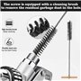 Lot de 5 Brosses de Nettoyage pour Trous de Perçage en Acier Inoxydable - Brosse Cylindrique pour Perceuses à Percussion (8/12/1