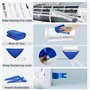 Lot de 12 mini kits de nettoyage Split - Sac de nettoyage étanche pour climatisation avec tuyau d'évacuation et plaques de suppo