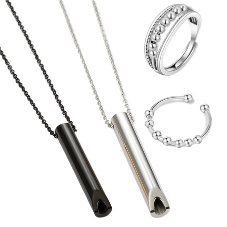 DALAETUS 4 Pièces Colliers de Respiration Kit