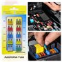 WAIZHIUA Kit de 12 Outils d'urgence pour Voiture, Kit de Sécurité Automobile avec Triangle De Signalisation, Gilet Haute Visibil
