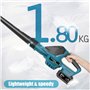 Souffleur Batterie sans Fil 21V, Souffleur de Feuilles sans Fil, Souffleur Jardin avec Moteur sans Balais, 4000mAh Batterie