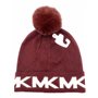 Michael Kors 8008 Bonnet pour femme I Bonnet à pompon I Bonnet d'hiver I Taille unique I Bonnet tricoté I Laine acrylique douce 