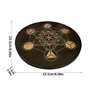 Planche de Divination Cube Metatron en bois