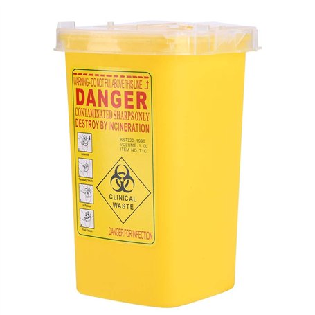 Contenant for objets tranchants-Aiguille en plastique Contenant for contenants Tattoo Medical Élimination des aiguilles Biohazar