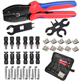 QeeHeng Kit d'outils de sertissage le connecteur de câble solaire