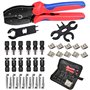 QeeHeng Kit d'outils de sertissage le connecteur de câble solaire