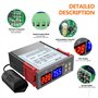 DollaTek Contrôleur d'humidité de la température 220 V 2 relais STC-3028 avec sonde de capteur d'humidité de la température Cont